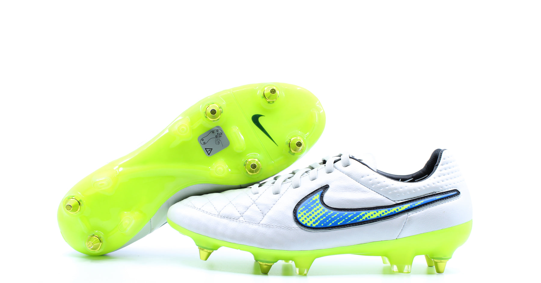 Wig Absoluut Gezichtsveld Nike Tiempo Legend 5 SG Pro White/Volt/Solar/Black (631614-175) – Retro  Soccer Cleats